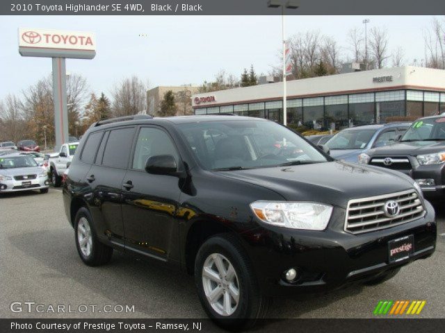 2010 Toyota Highlander SE 4WD in Black