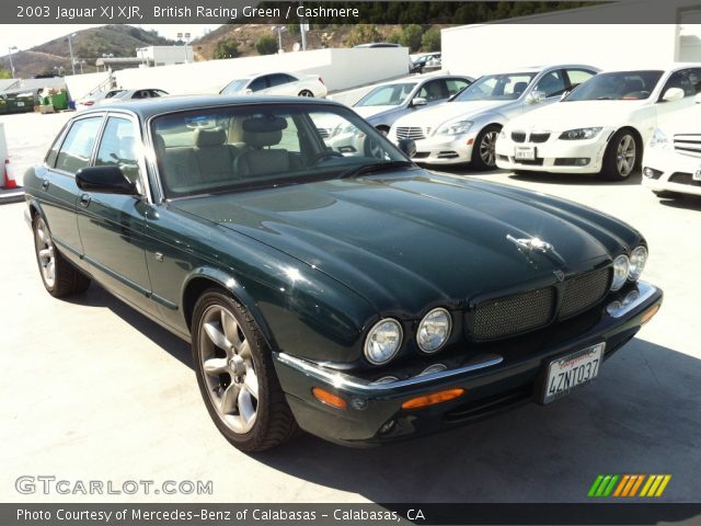 2003 Jaguar XJ XJR in British Racing Green