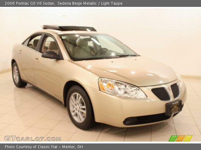 2006 Pontiac G6 V6 Sedan in Sedona Beige Metallic