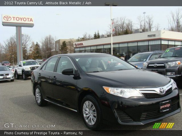 2012 Toyota Camry LE in Attitude Black Metallic