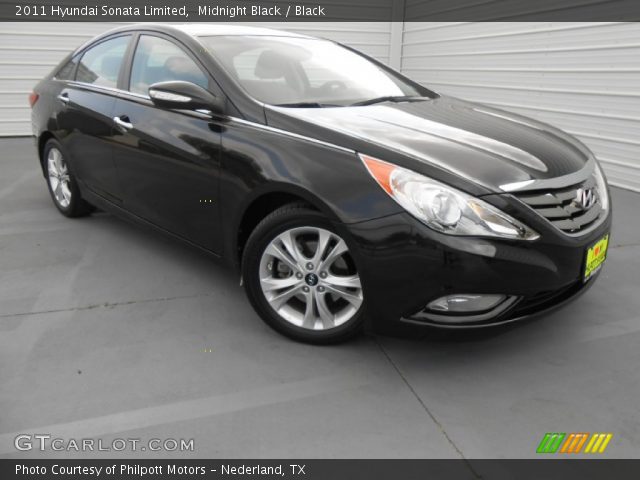 2011 Hyundai Sonata Limited in Midnight Black