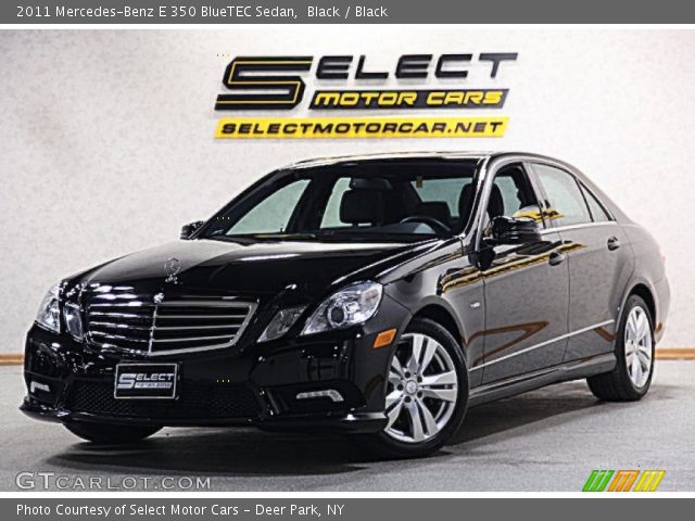 2011 Mercedes-Benz E 350 BlueTEC Sedan in Black