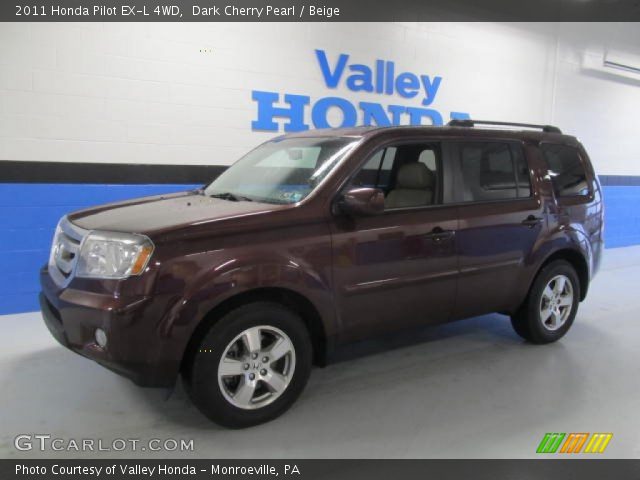 2011 Honda Pilot EX-L 4WD in Dark Cherry Pearl