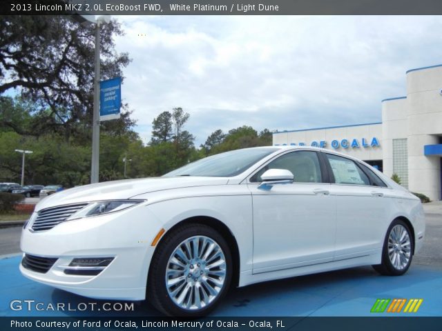 2013 Lincoln MKZ 2.0L EcoBoost FWD in White Platinum