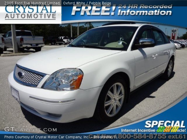 2005 Ford Five Hundred Limited in Oxford White