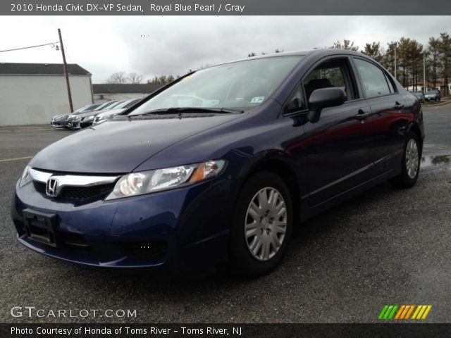 2010 Honda Civic DX-VP Sedan in Royal Blue Pearl