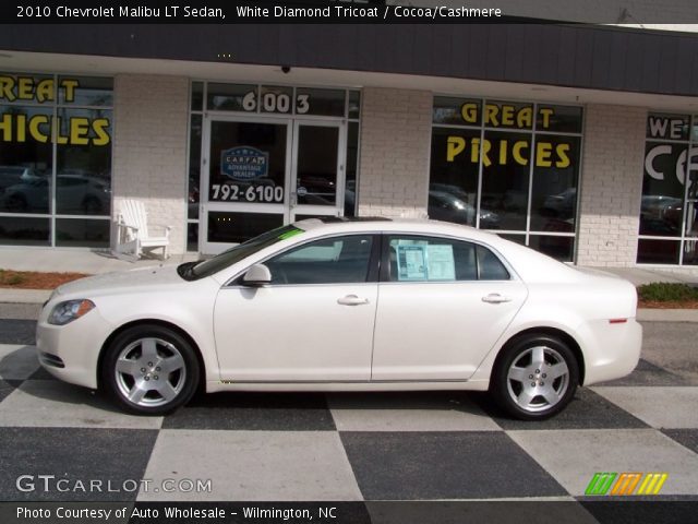 2010 Chevrolet Malibu LT Sedan in White Diamond Tricoat
