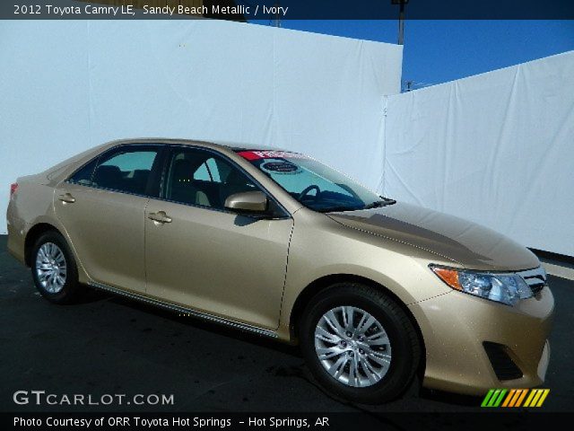 2012 Toyota Camry LE in Sandy Beach Metallic