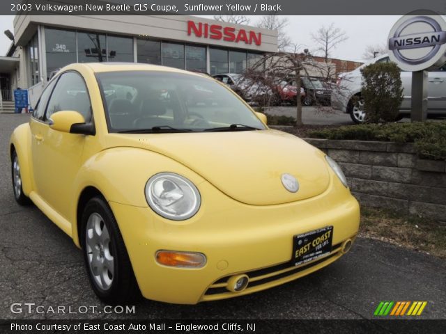 2003 Volkswagen New Beetle GLS Coupe in Sunflower Yellow