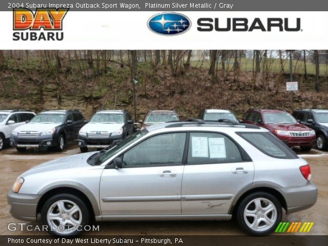 2004 Subaru Impreza Outback Sport Wagon in Platinum Silver Metallic