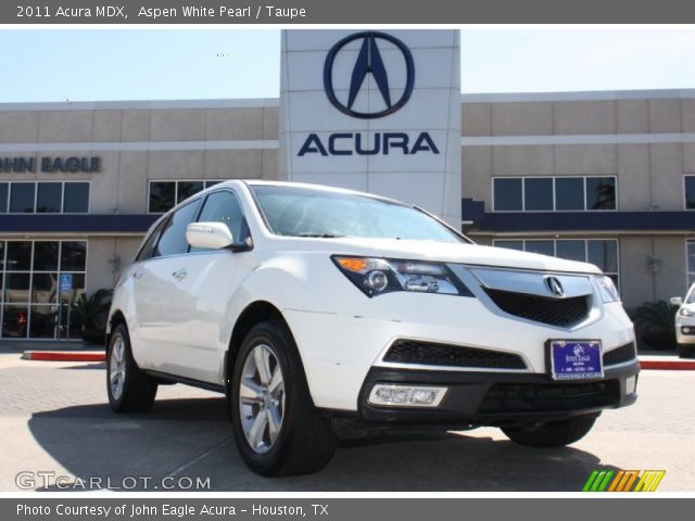 2011 Acura MDX  in Aspen White Pearl