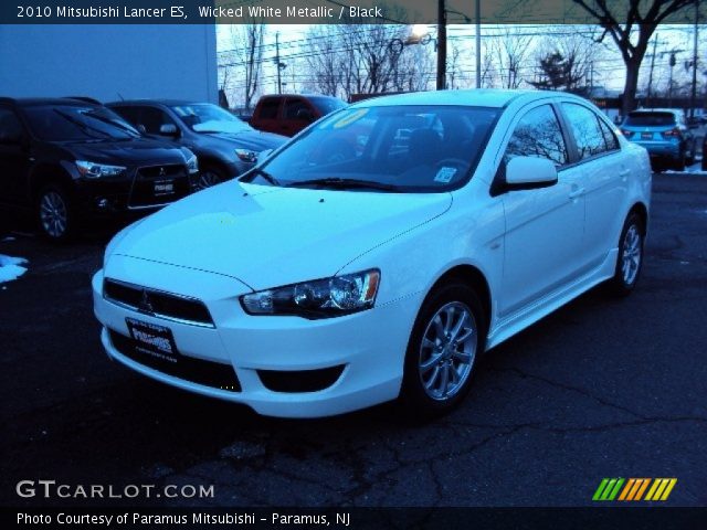 2010 Mitsubishi Lancer ES in Wicked White Metallic