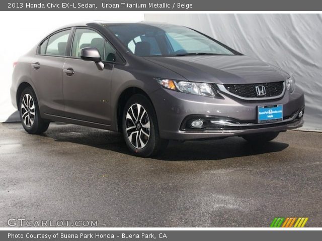 2013 Honda Civic EX-L Sedan in Urban Titanium Metallic