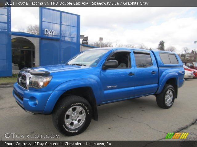 2011 Toyota Tacoma V6 TRD Double Cab 4x4 in Speedway Blue