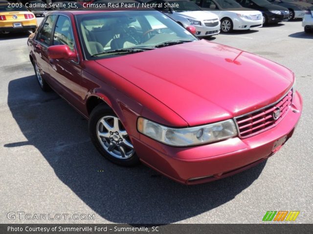 2003 Cadillac Seville SLS in Crimson Red Pearl