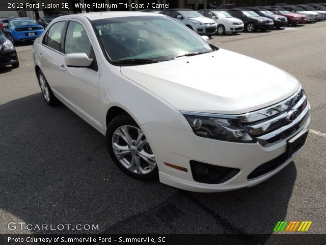 2012 Ford Fusion SE in White Platinum Tri-Coat