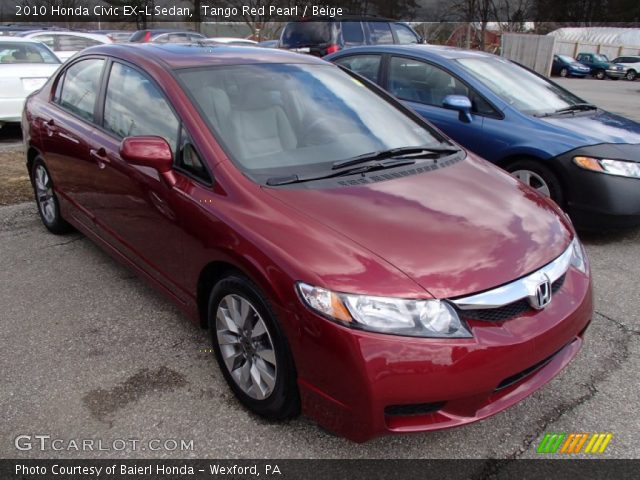 2010 Honda Civic EX-L Sedan in Tango Red Pearl