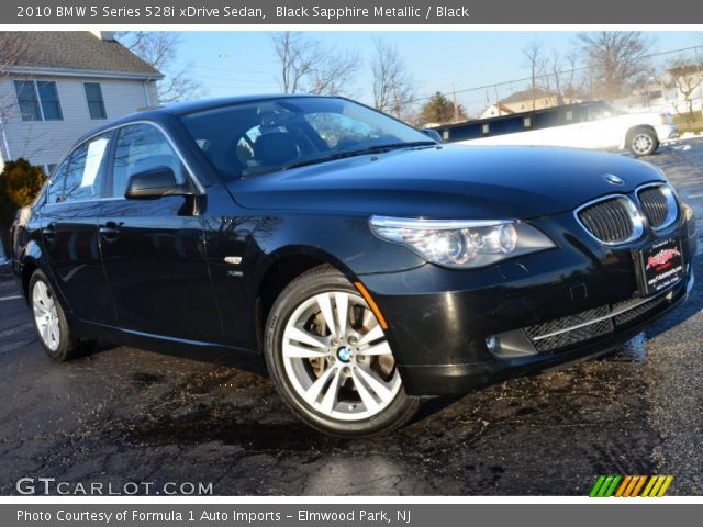 2010 BMW 5 Series 528i xDrive Sedan in Black Sapphire Metallic