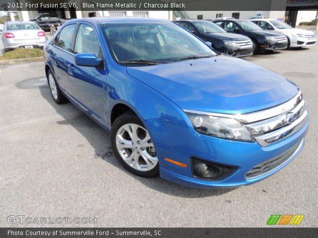 2012 Ford Fusion SE V6 in Blue Flame Metallic