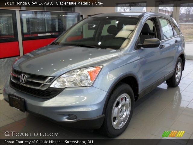 2010 Honda CR-V LX AWD in Glacier Blue Metallic