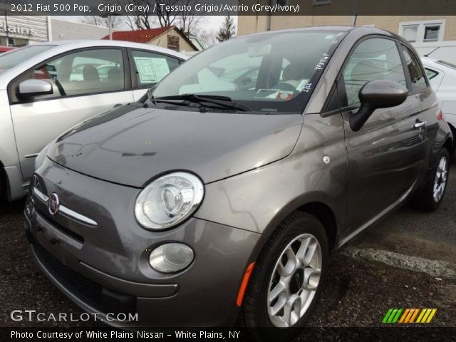 2012 Fiat 500 Pop in Grigio (Grey)