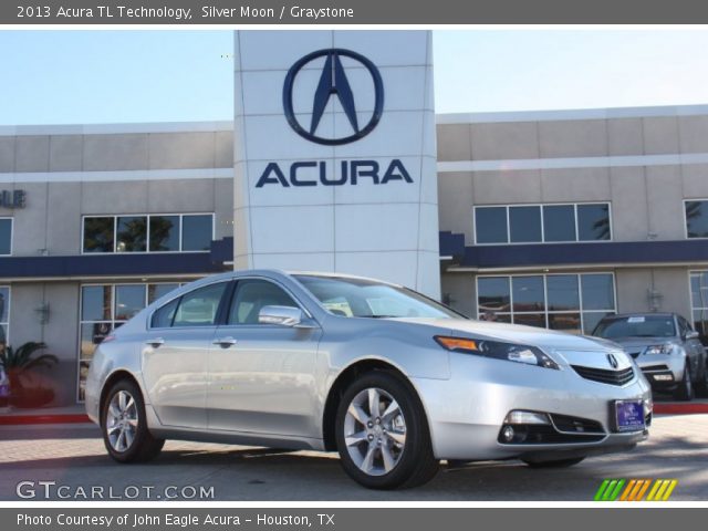 2013 Acura TL Technology in Silver Moon