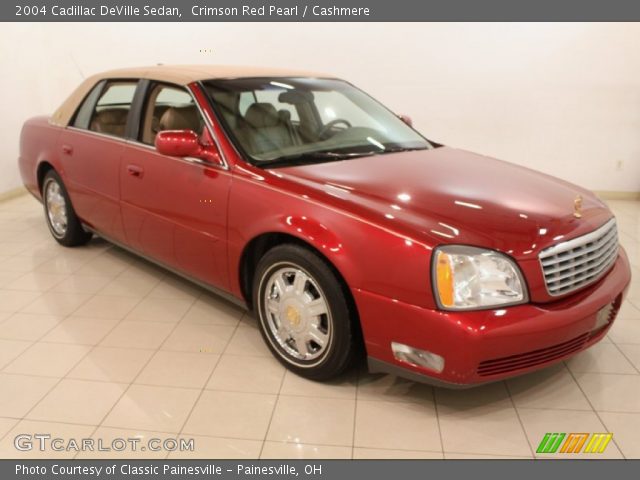2004 Cadillac DeVille Sedan in Crimson Red Pearl