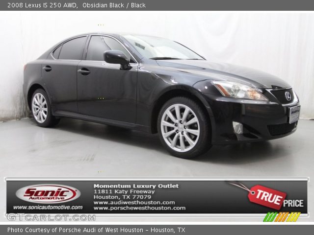 2008 Lexus IS 250 AWD in Obsidian Black