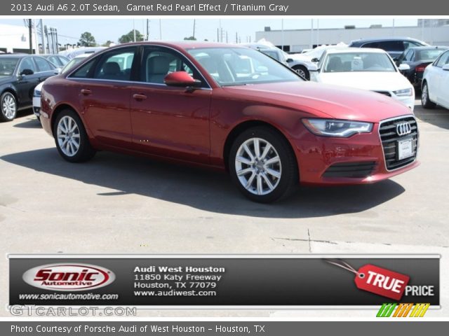 2013 Audi A6 2.0T Sedan in Garnet Red Pearl Effect