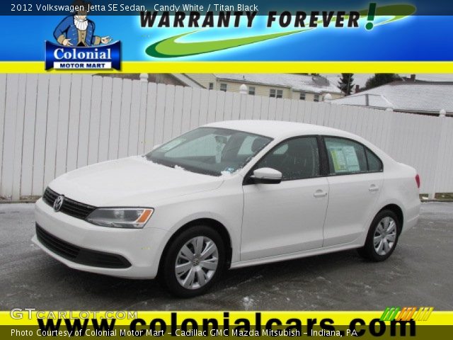 2012 Volkswagen Jetta SE Sedan in Candy White