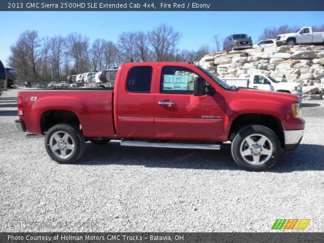 2013 GMC Sierra 2500HD SLE Extended Cab 4x4 in Fire Red