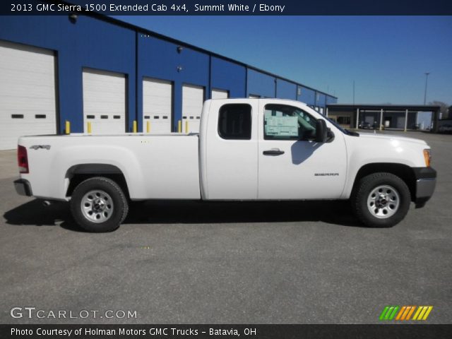 2013 GMC Sierra 1500 Extended Cab 4x4 in Summit White