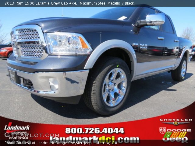 2013 Ram 1500 Laramie Crew Cab 4x4 in Maximum Steel Metallic