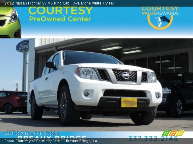 2012 Nissan Frontier SV V6 King Cab in Avalanche White