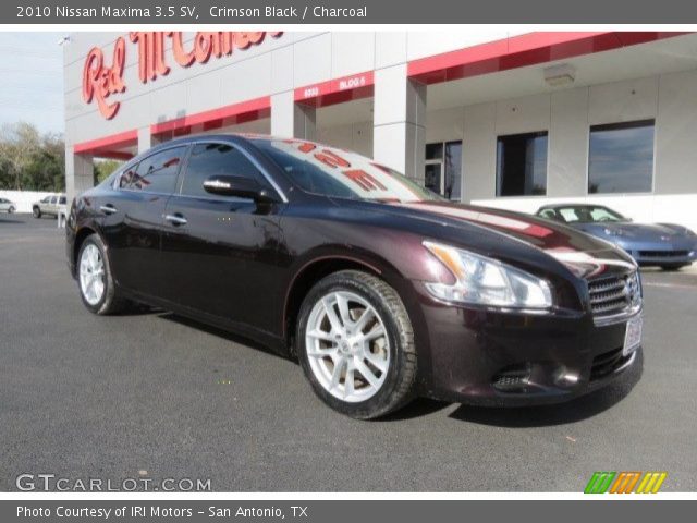 2010 Nissan Maxima 3.5 SV in Crimson Black