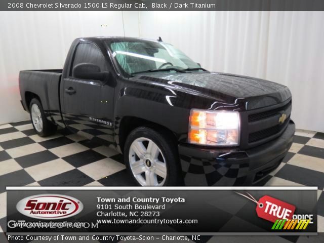 2008 Chevrolet Silverado 1500 LS Regular Cab in Black