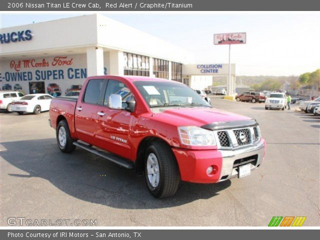 2006 Nissan Titan LE Crew Cab in Red Alert