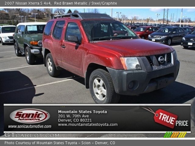 2007 Nissan Xterra S 4x4 in Red Brawn Metallic