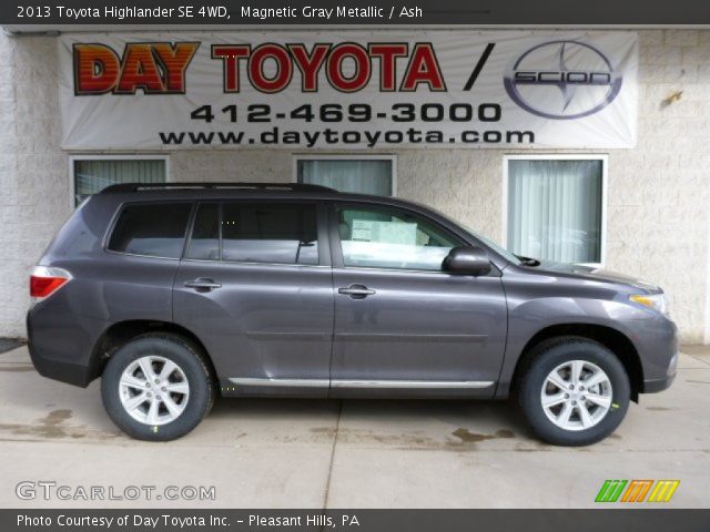 2013 Toyota Highlander SE 4WD in Magnetic Gray Metallic
