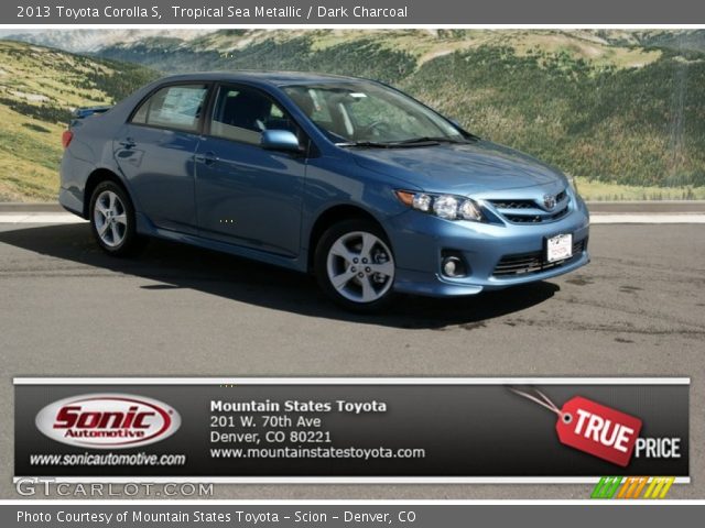 2013 Toyota Corolla S in Tropical Sea Metallic