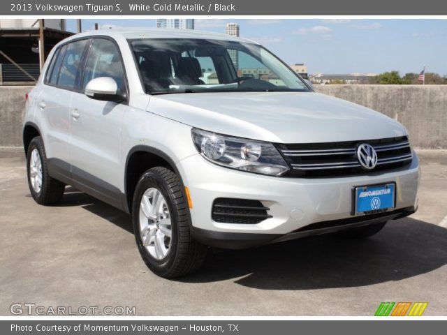 2013 Volkswagen Tiguan S in White Gold Metallic