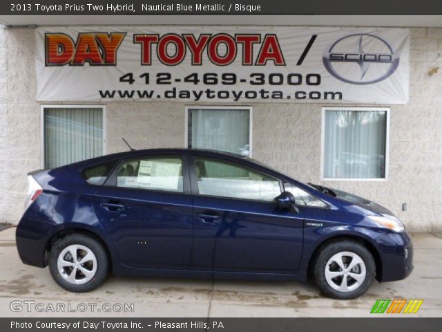 2013 Toyota Prius Two Hybrid in Nautical Blue Metallic