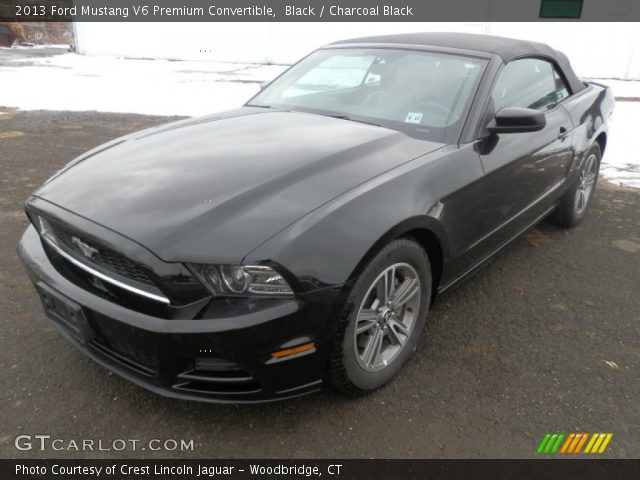 2013 Ford Mustang V6 Premium Convertible in Black