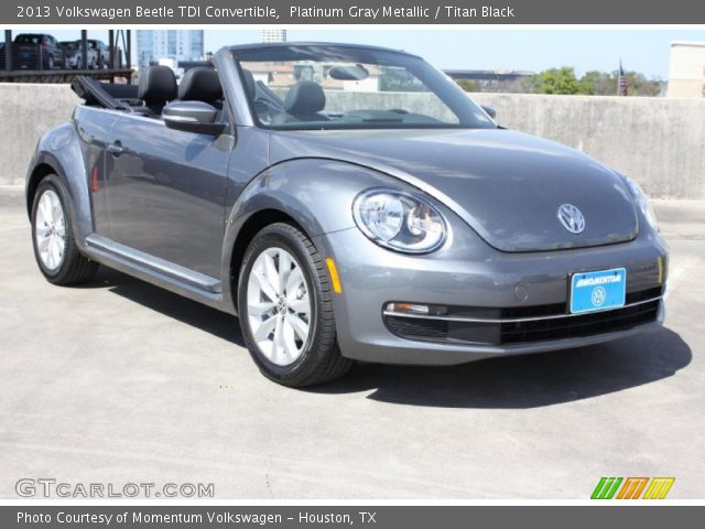 2013 Volkswagen Beetle TDI Convertible in Platinum Gray Metallic