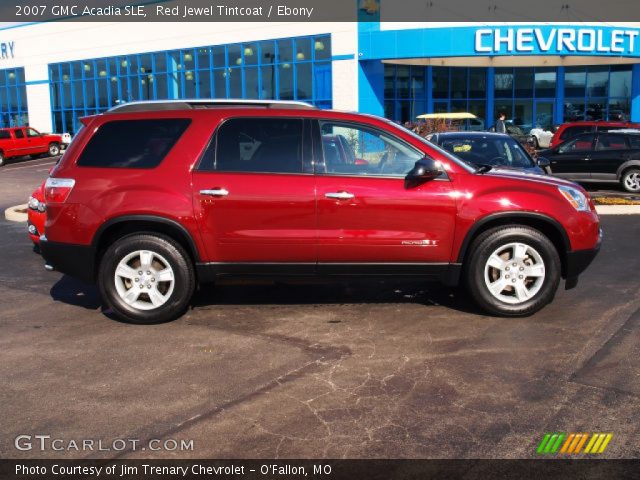 2007 GMC Acadia SLE in Red Jewel Tintcoat