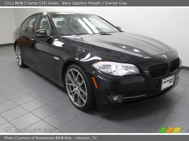 2011 BMW 5 Series 535i Sedan in Black Sapphire Metallic