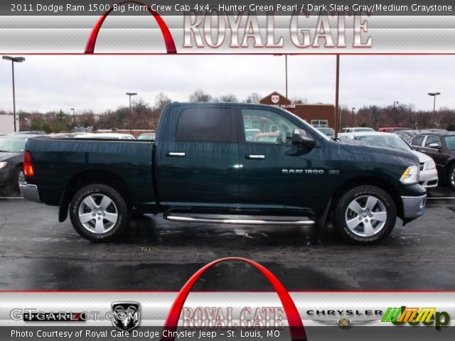 2011 Dodge Ram 1500 Big Horn Crew Cab 4x4 in Hunter Green Pearl