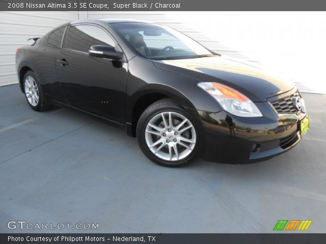 2008 Nissan Altima 3.5 SE Coupe in Super Black