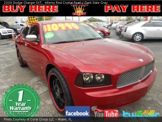 2009 Dodge Charger SXT in Inferno Red Crystal Pearl