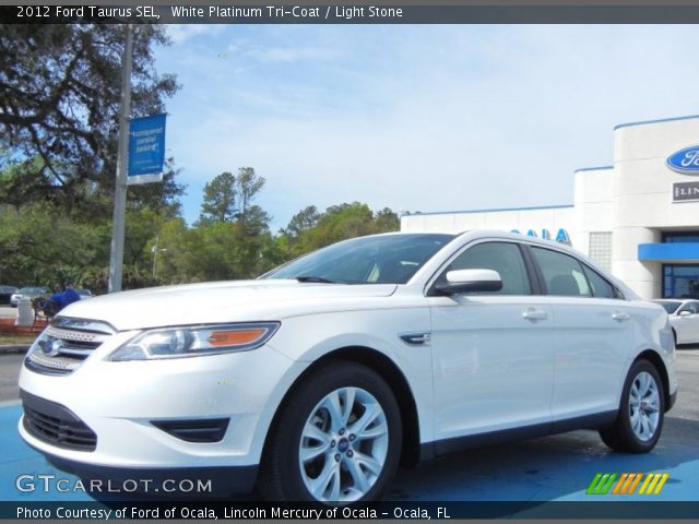2012 Ford Taurus SEL in White Platinum Tri-Coat